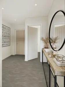 Grey Parquet Effect Anti-Slip Luxury Vinyl Tile For Commercial, Office, Shop, Home, 2.5mm Thick LVT, Covers 3.340m² Per Pack