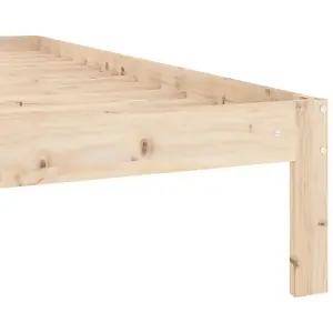 Berkfield Bed Frame Solid Wood Pine 120x200 cm