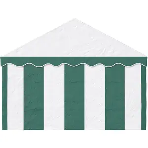 Outsunny 4 x 4m Marquee Gazebo, Party Tent with Sides and Double Doors