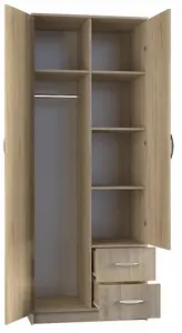 Romana 80 Compact Wardrobe Sonoma Oak