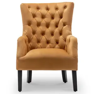 Velvet Gold Gabriella Accent Chair