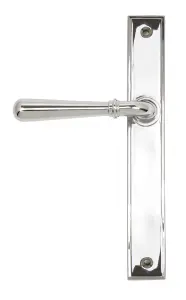 From The Anvil Polished Chrome Newbury Slimline Lever Latch Set