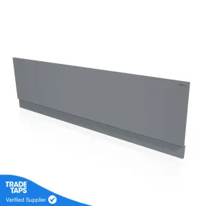 Halite 1500mm Grey Matt Front/Side Bath Panel