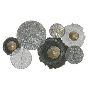 Wall Decor ZIRCONIUM Metal Black