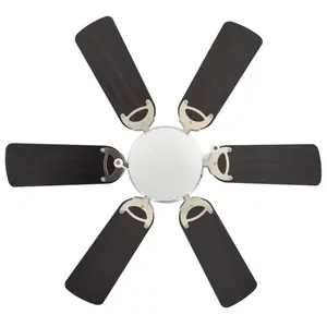 Syliva 82cm Ceiling Fan with Light Kit Dark Brown