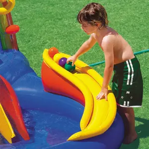 Intex Inflatable Pool Rainbow Ring Play Center 297x193 x135 cm 57453NP