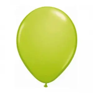 Globos Latex Plain Balloons (Pack of 100) Apple Green (14in)