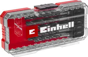 Einhell Universal Wood Drill Bit Set 10 Pieces Brad With S-CASE Box Accessory