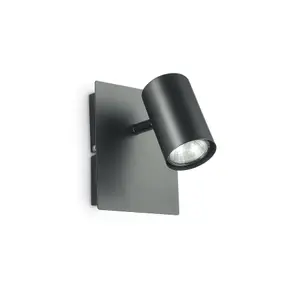 Luminosa Spot 1 Light Wall Light Black