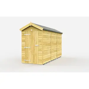 DIY Sheds 4x11 Apex Shed - Single Door Without Windows