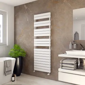 Ximax P2 Duplex White 5821BTU Vertical Towel radiator (W)600mm x (H)1720mm