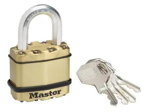 Master Lock - Excell™ Brass Finish 45mm Padlock 4-Pin