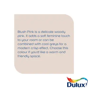 Dulux Easycare Blush Pink Matt Wall paint, 5L