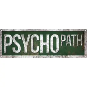 Grindstore Psycho Path Slim Tin Sign Green (One Size)