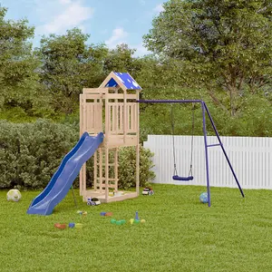 Berkfield Outdoor Playset Solid Wood Pine