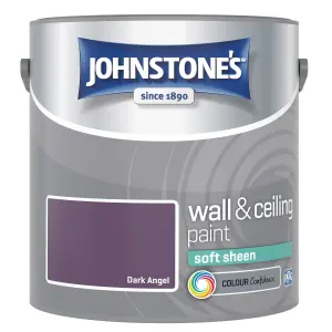 Johnstone's Wall & Ceiling Dark Angel Soft Sheen Paint - 2.5L