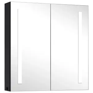 Berkfield LED Bathroom Mirror Cabinet 62x14x60 cm