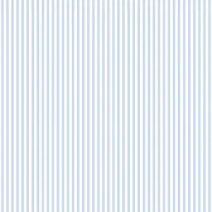 Galerie Miniatures 2 Blue White Narrow Stripe Smooth Wallpaper