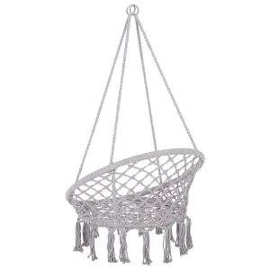 Hanging Chair GABELLA Cotton Light Grey