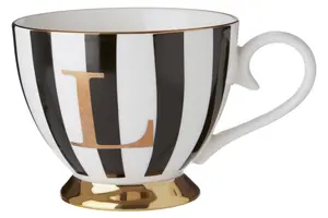 Maison by Premier Mimo Duchess L Letter Monogram Mug