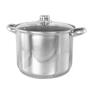 Buckingham Premium Induction Stainless Steel Stock Pot, 32 cm, 19 L