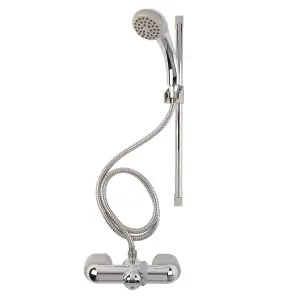 Croydex Bath Shower Mixer Set - Chrome