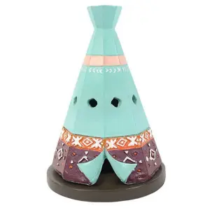 Boho Bandit Teepee Incense Cone Burner Blue (One Size)