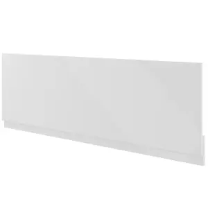 Contemporary Gloss White Rectangular Front Bath panel (H)47cm (W)170cm