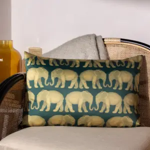 Paoletti Parade Elephant Feather Filled Cushion