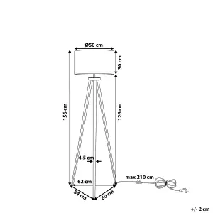 Tripod Floor Lamp White STILETTO