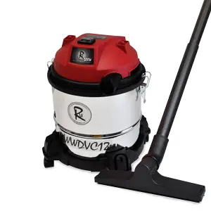 Wet And Dry Vacuum Cleaner 12L RocwooD Stainless Steel 500W 230V Blowing