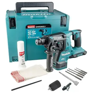 Makita DHR280ZJ 36v / 2x 18v LXT Twin SDS Brushless Hammer Drill AVT + Makpac