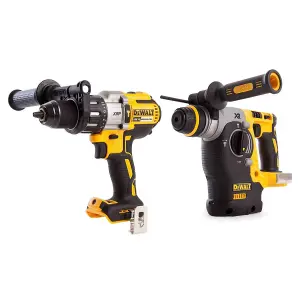 Dewalt DCK229 18V Brushless Pack DCD996 Combi Drill + DCH273 SDS Hammer Bare