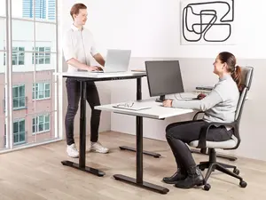 Adjustable Desk Manual White DESTINAS