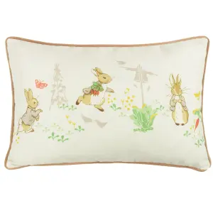 Peter Rabbit™ Classic Piped Feather Filled Cushion