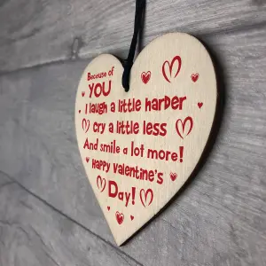 Valentines Day Gift For Him Her Anniversary Gift For Husband Wife Wood Heart Keepsake