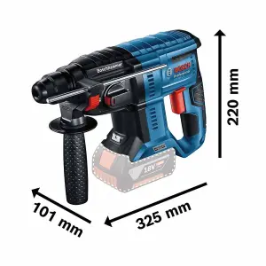 Bosch GBH 18V-21 SDS + Plus Brushless Cordless Rotary Hammer Bare & LBOXX Case