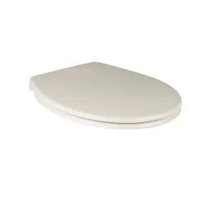 Cooke & Lewis Diani Pebble Round Soft close Toilet seat