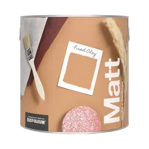 Rust-Oleum Washable Matt Wall Paint - Fired Clay 2.5L