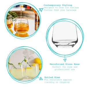 Argon Tableware - Tallo Whisky Glasses - 345ml - Pack of 24