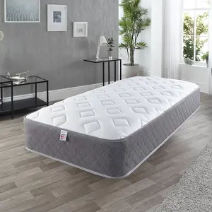 Hybrid Memory Foam Mattress with Cooling Fabric Small Double (4')