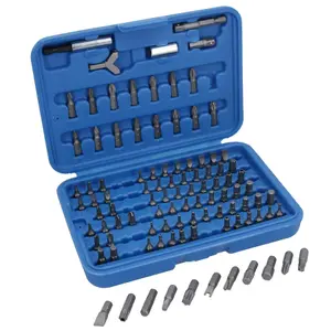 100pc Screwdriver Drill Wrench Torx Security Bit Tamperproof Hex