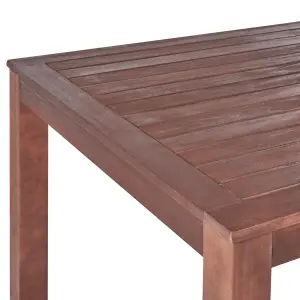 Garden Table Wood Dark Wood TUSCANIA