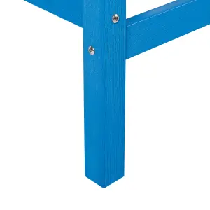 Garden Table Wood Blue ADIRONDACK