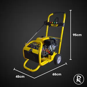 RocwooD Petrol Pressure Washer 3950PSI Electric Start