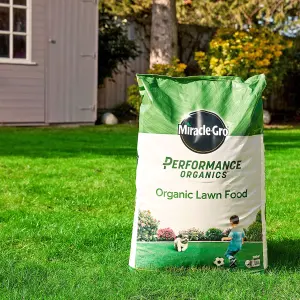 Miracle-Gro Performance Organics Lawn Food Natural Soil Grass Feed - 360m2