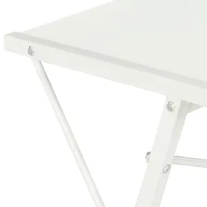 Berkfield Desk with Shelf White 116x50x93 cm