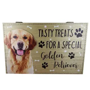 Golden Retriever Treat Box Dewitt Decorative Box