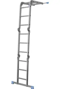 Mac Allister 3-way 3.3m Aluminium Combination Ladder