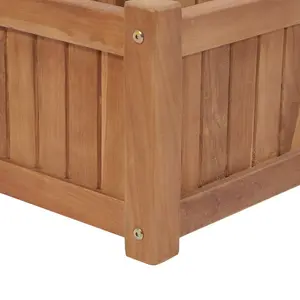 Berkfield Raised Bed 200x30x25 cm Solid Teak Wood